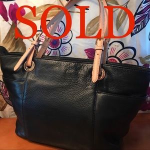 Michael Kors Soft leather satchel in BLACK EUC